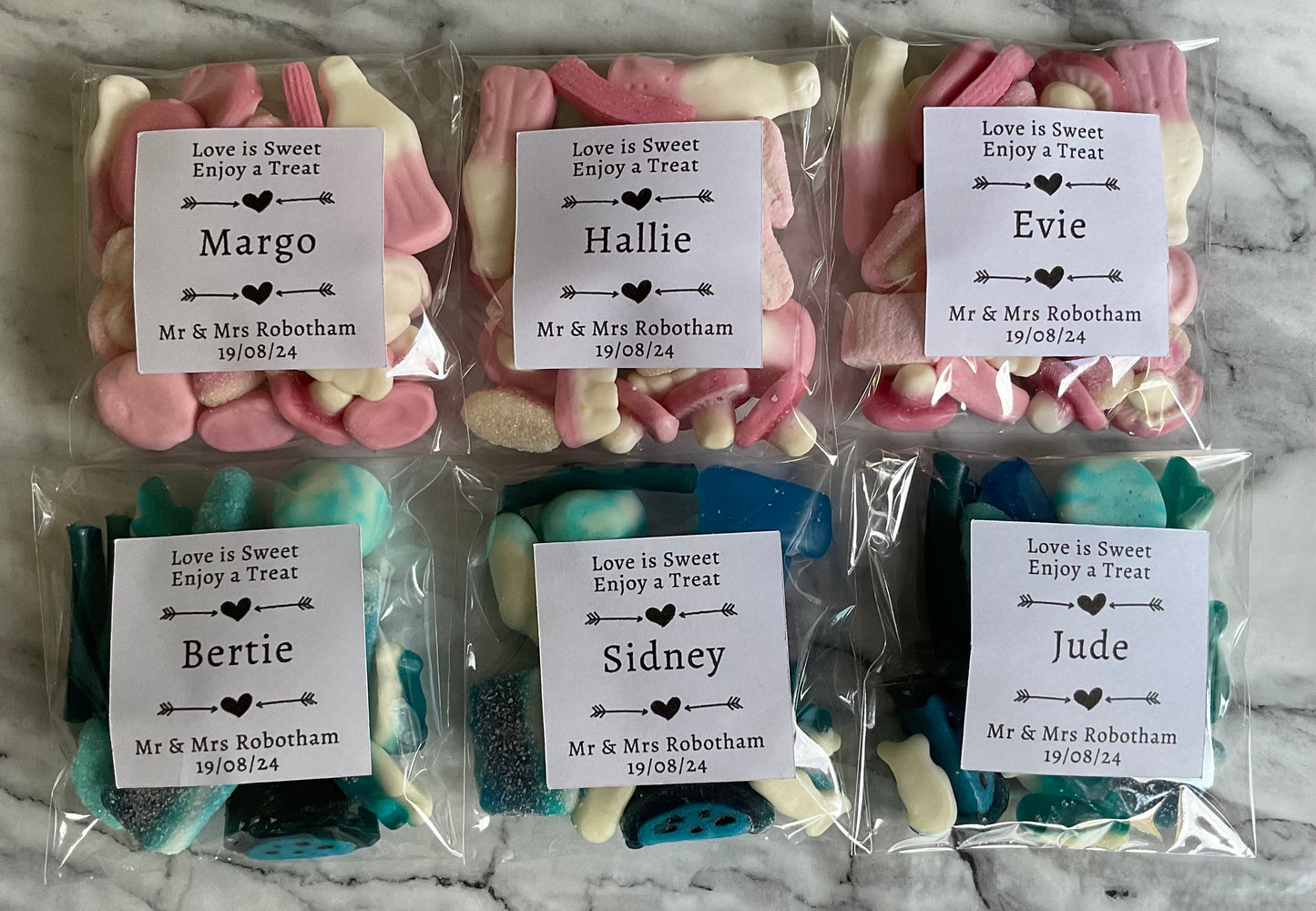 Wedding Favours Love is Sweet Enjoy a Treat