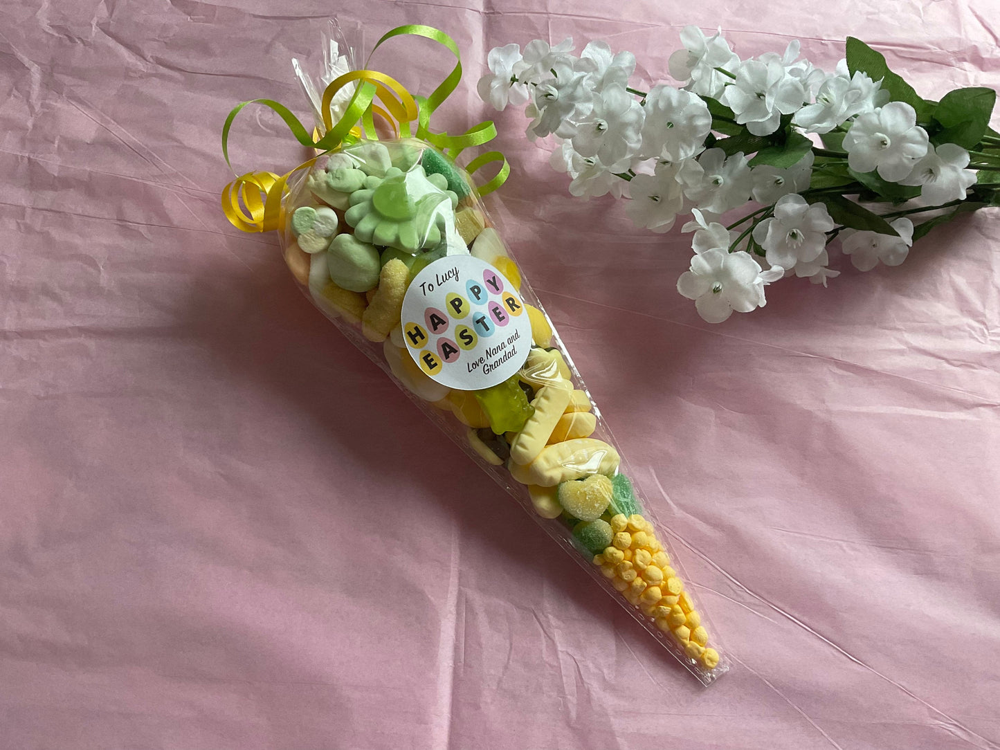 Happy Easter sweets cone