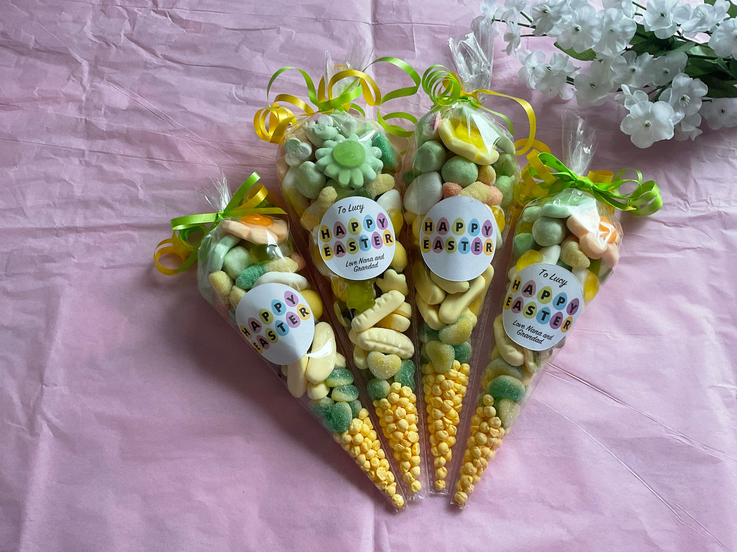 Happy Easter sweets cones