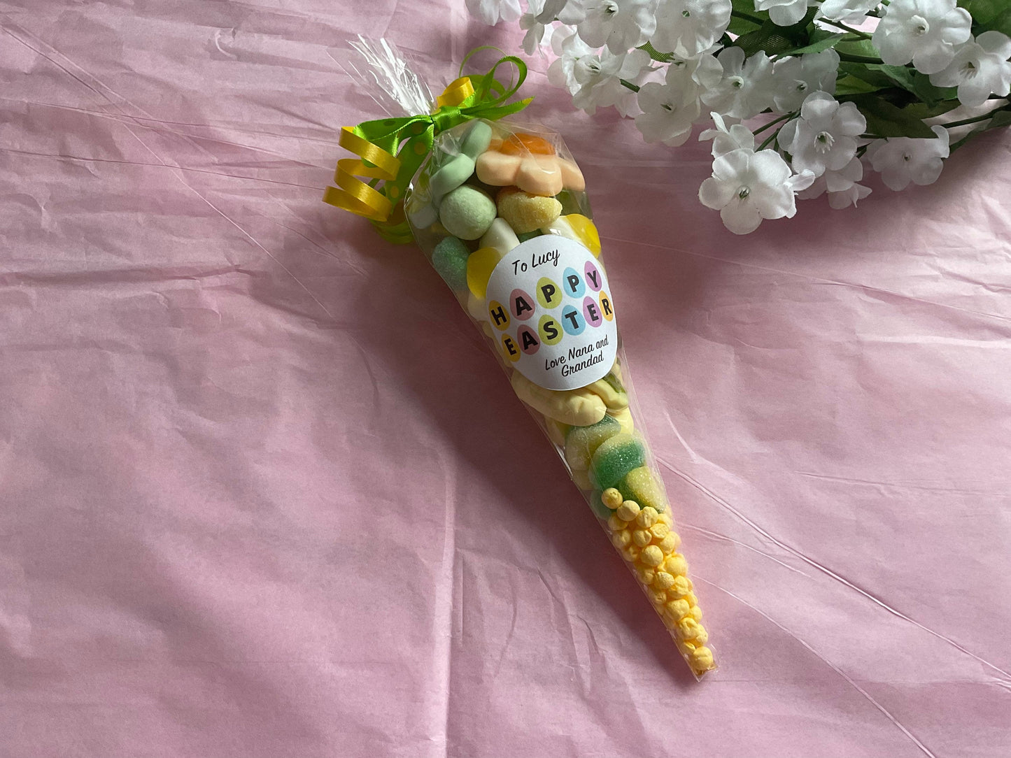 Happy Easter sweets cone
