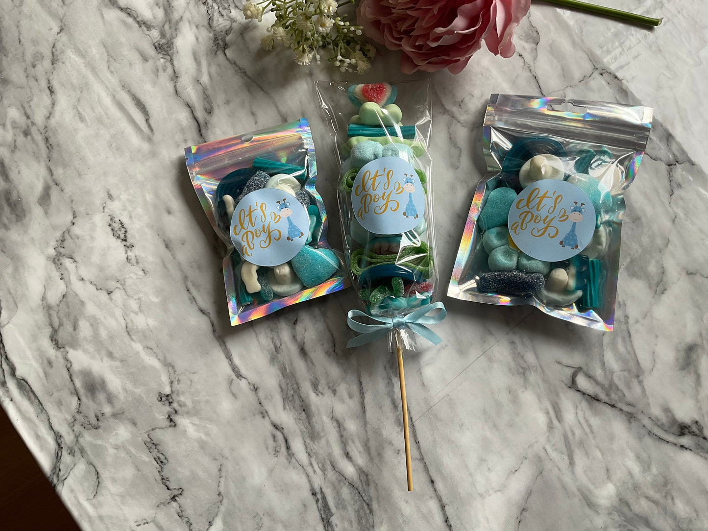 Baby shower blue sweets