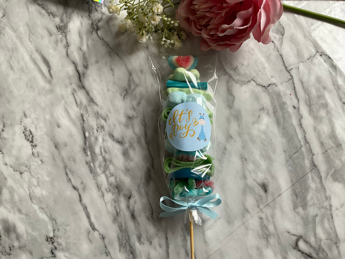 Baby shower blue kebab