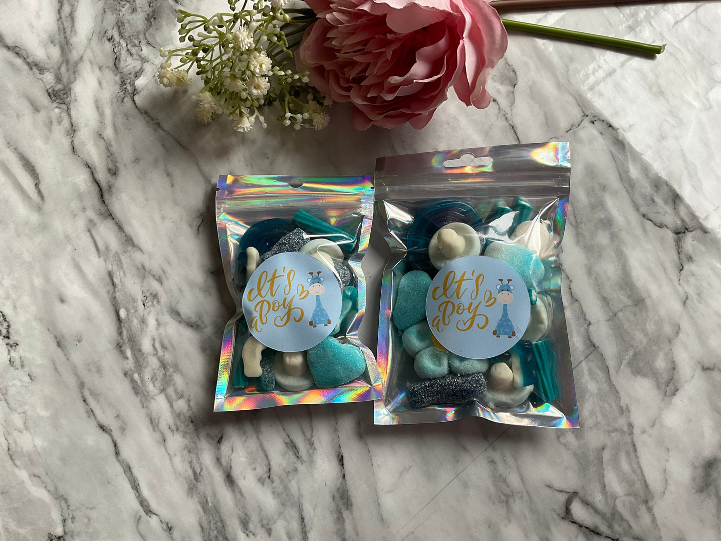 Baby shower blue sweets