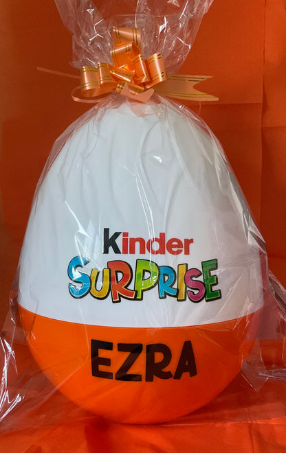 GIANT FILLED KINDER EASTER EGGS (Personalised)