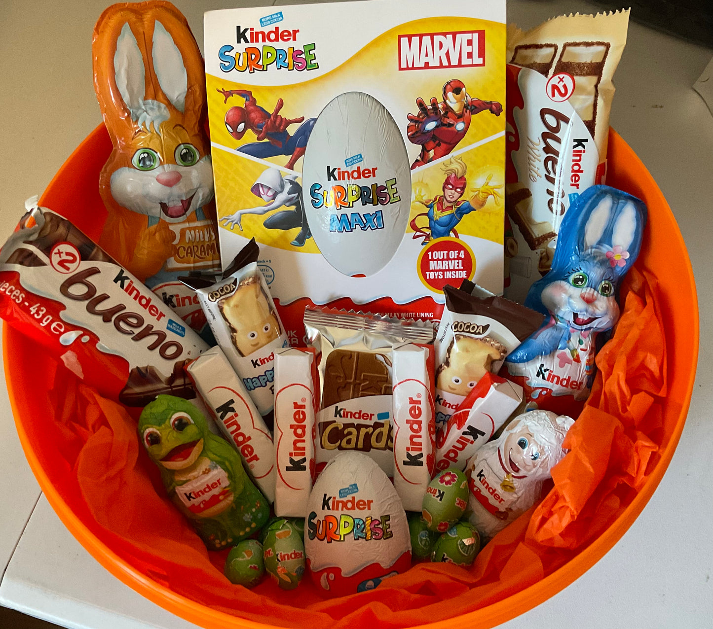 GIANT FILLED KINDER EASTER EGGS (Personalised)