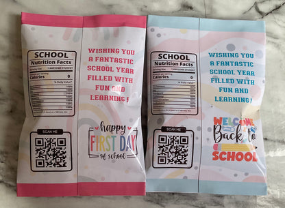 Back to School Sweet Treat Bags