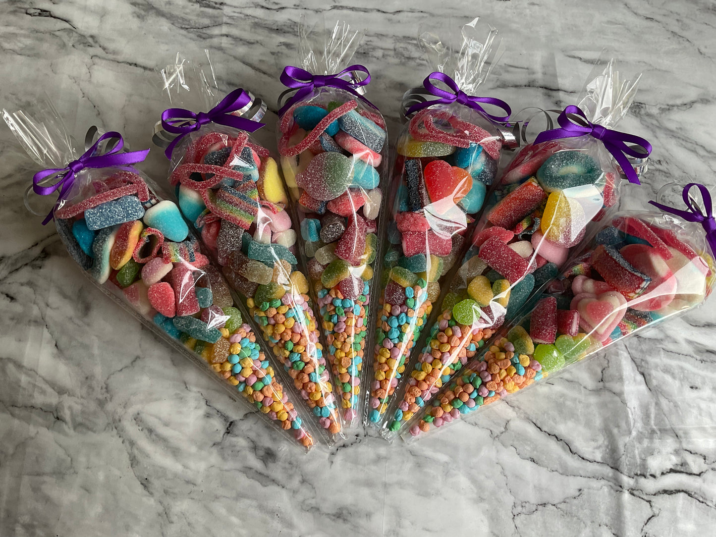 Rainbow Sweet Cones