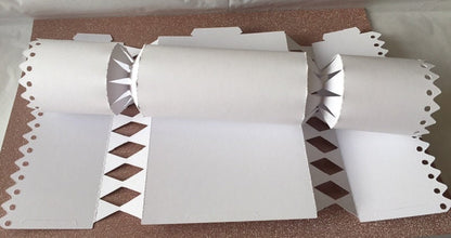 White Christmas crackers