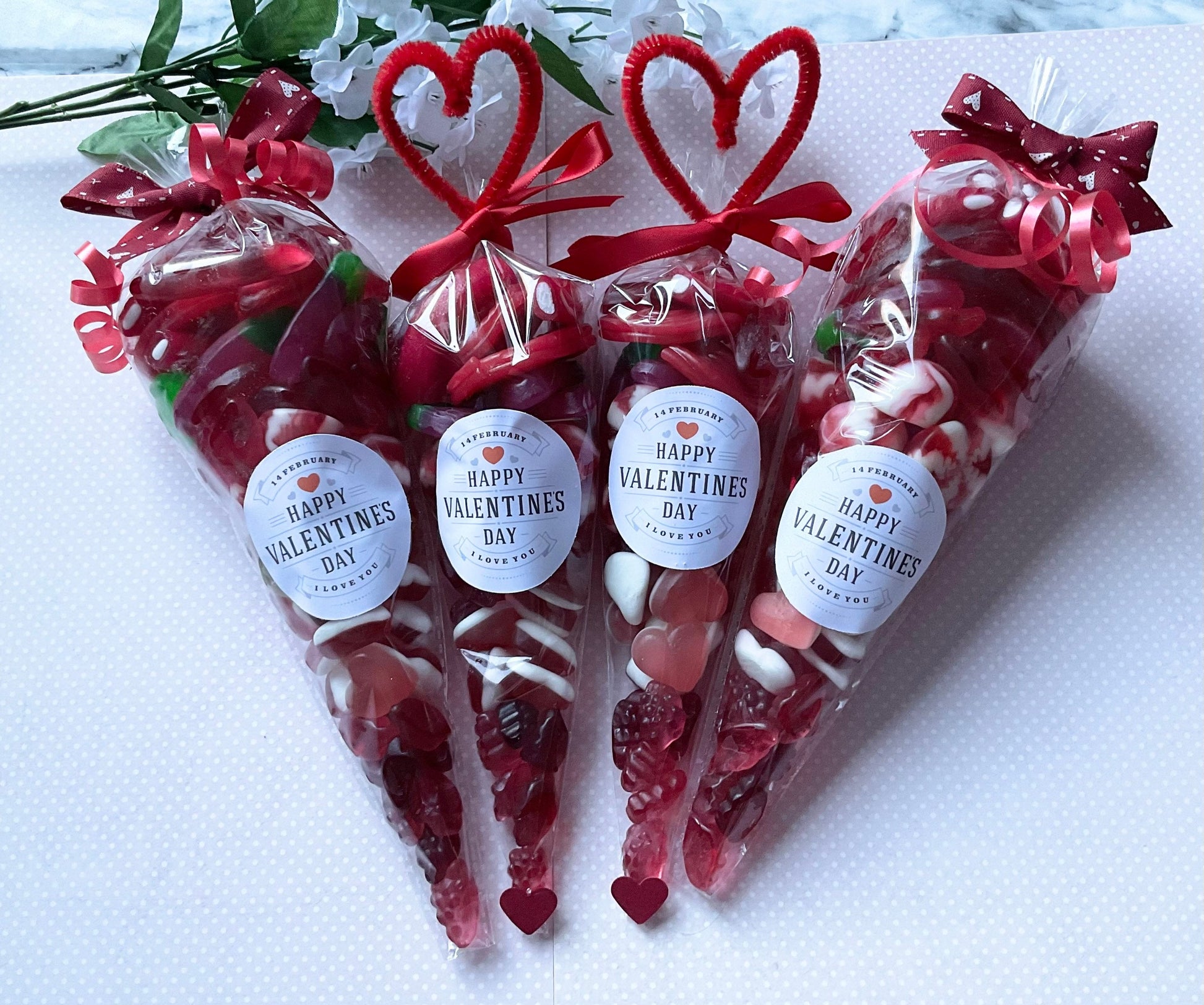 Happy Valentine’s Day Sweet Cones