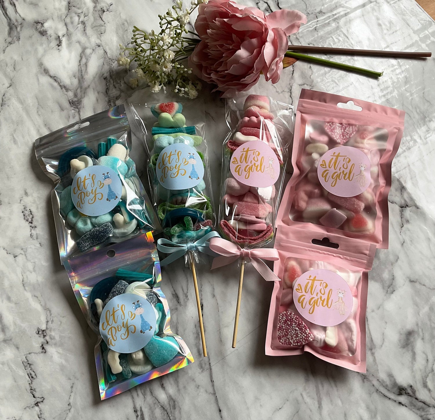 Baby shower favours mix