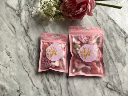 Baby shower pink sweets