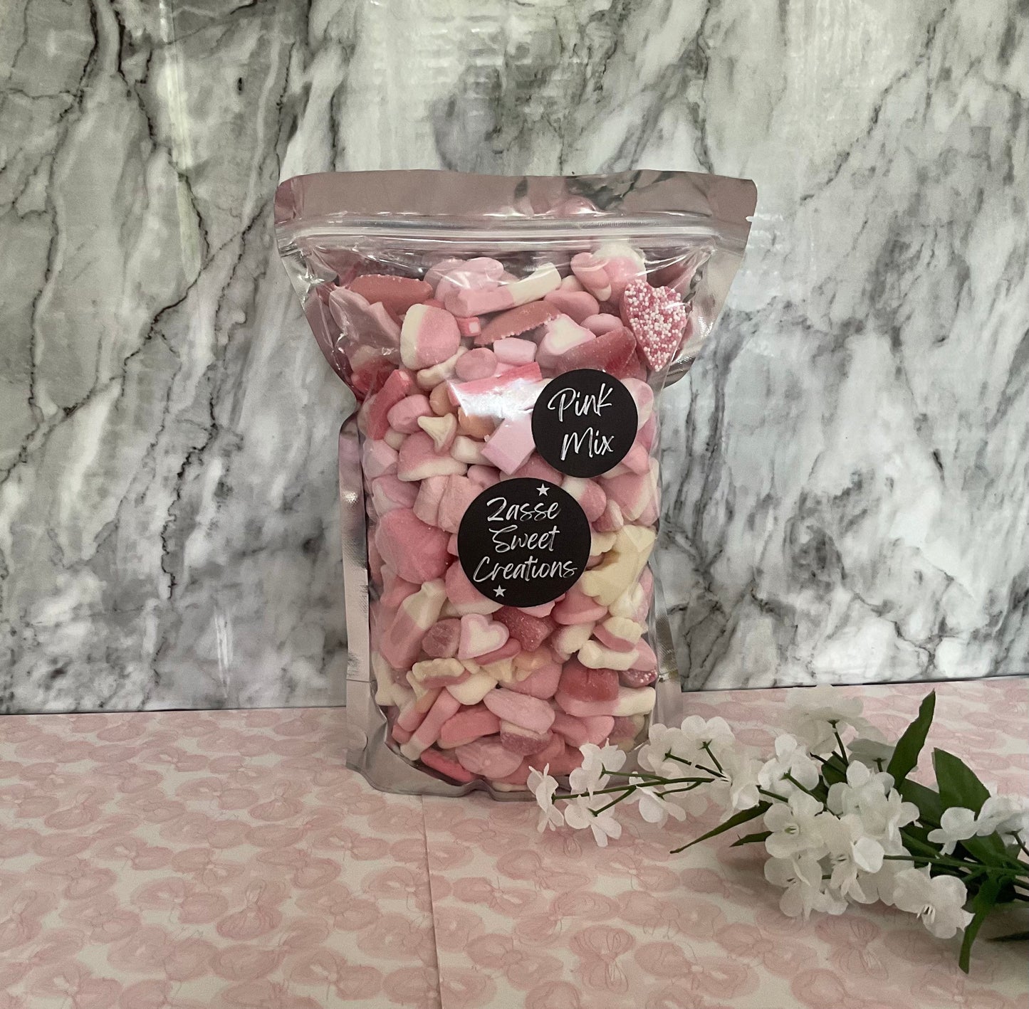 Mega sweet bag pink mix