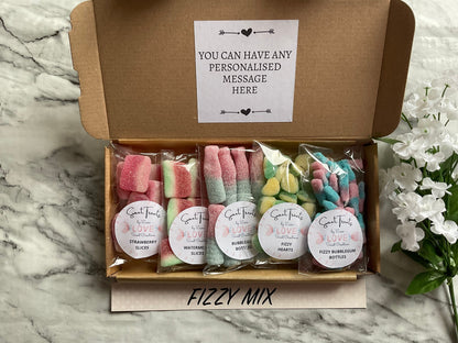 Letterbox fizzy sweets mix